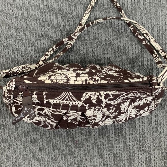Vera Bradley Imperial Toile Crossbody Bag Womens Small Retired Quilted Pleated - Picture 12 of 16